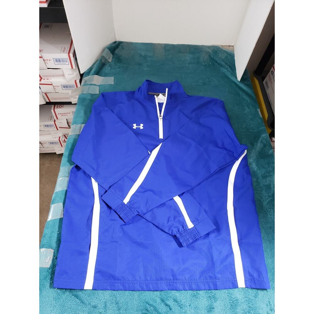 Under Armour Jacket Size Large Men Blue Protect this House Lightweight Loose - Picture 4 of 7